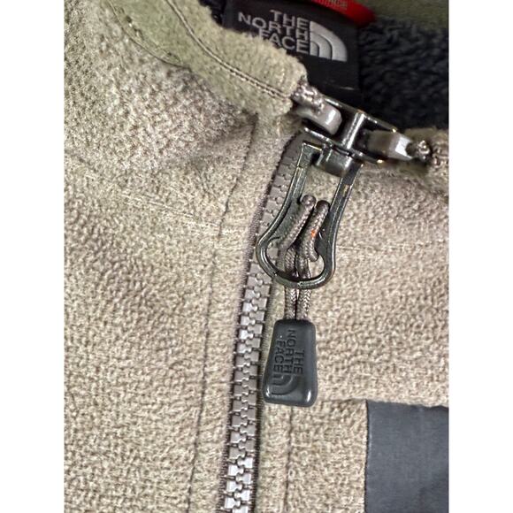 The North Face Chimborazo Sherpa Lined Fleece Jacket Brown‎ Tan Gray Mens Large - Picture 5 of 10